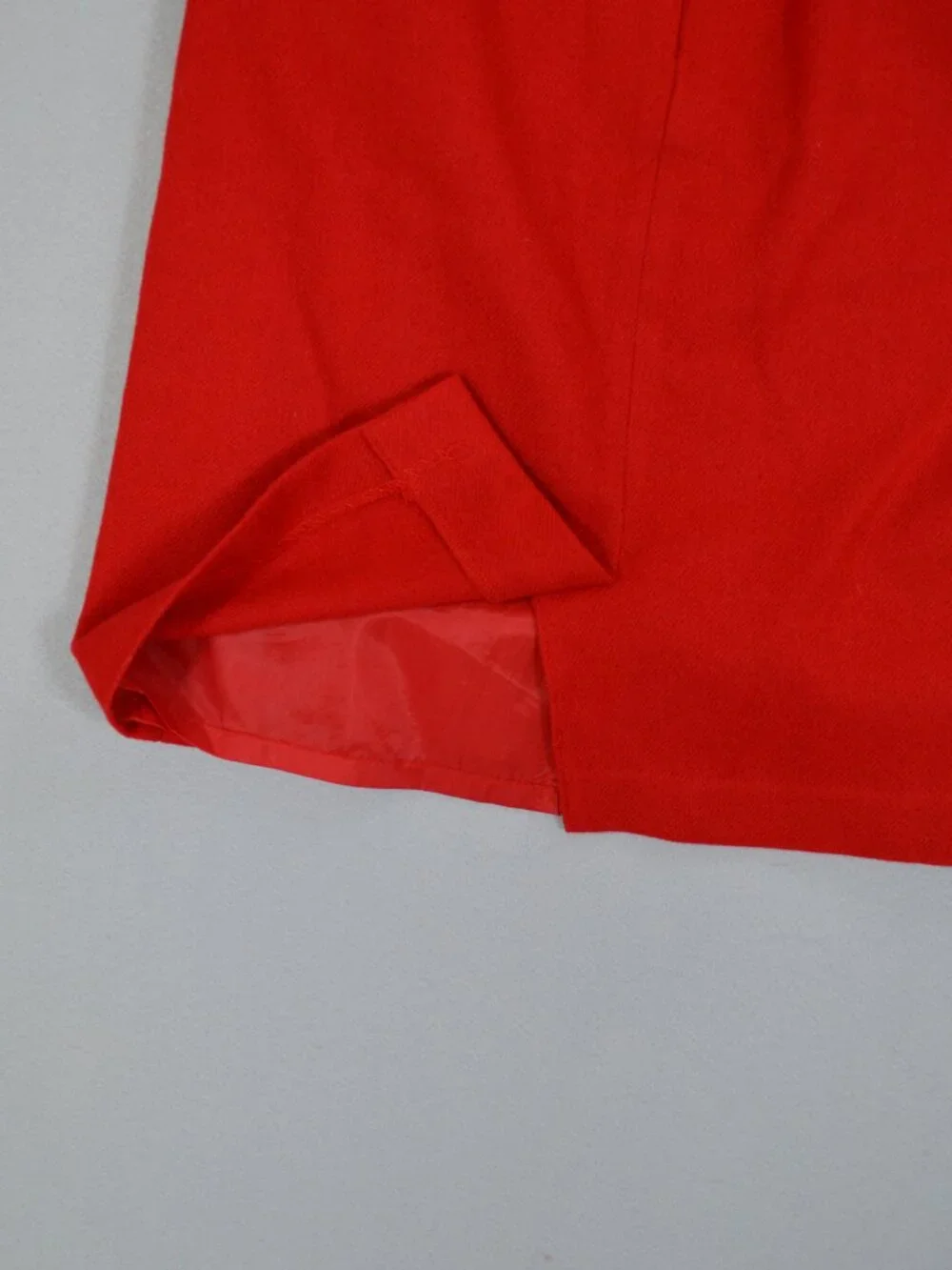 ❤️ J.G. Hook Red Wool Pencil Skirt Petite 4P Classic Work Holiday - Picture 5 of 13